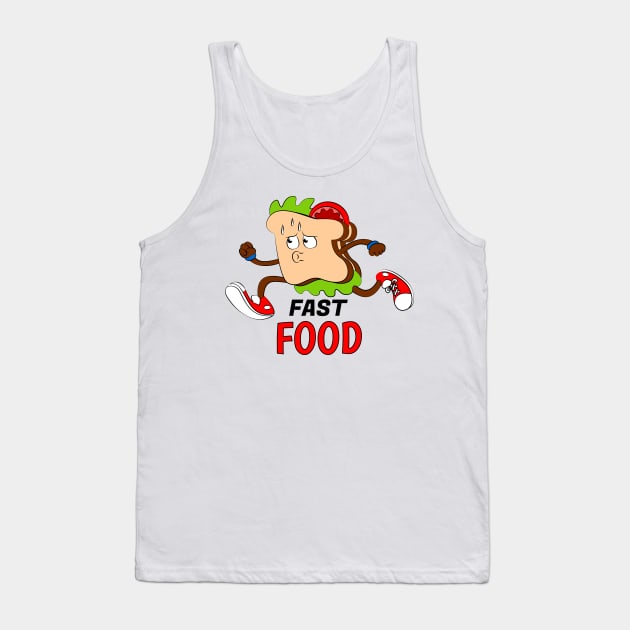 FAST FOOD Tank Top by lucamendieta